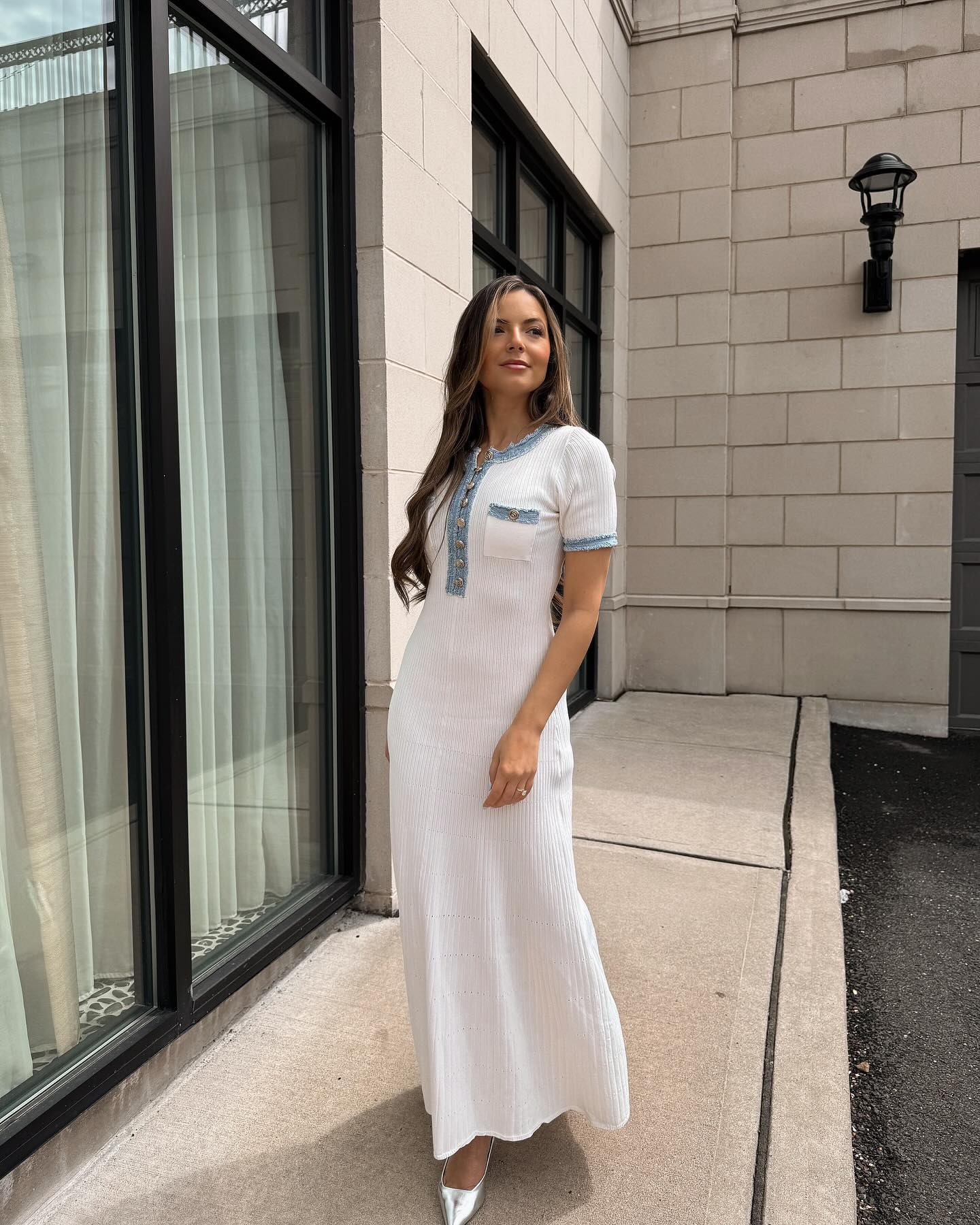 Sandro White Jeans details