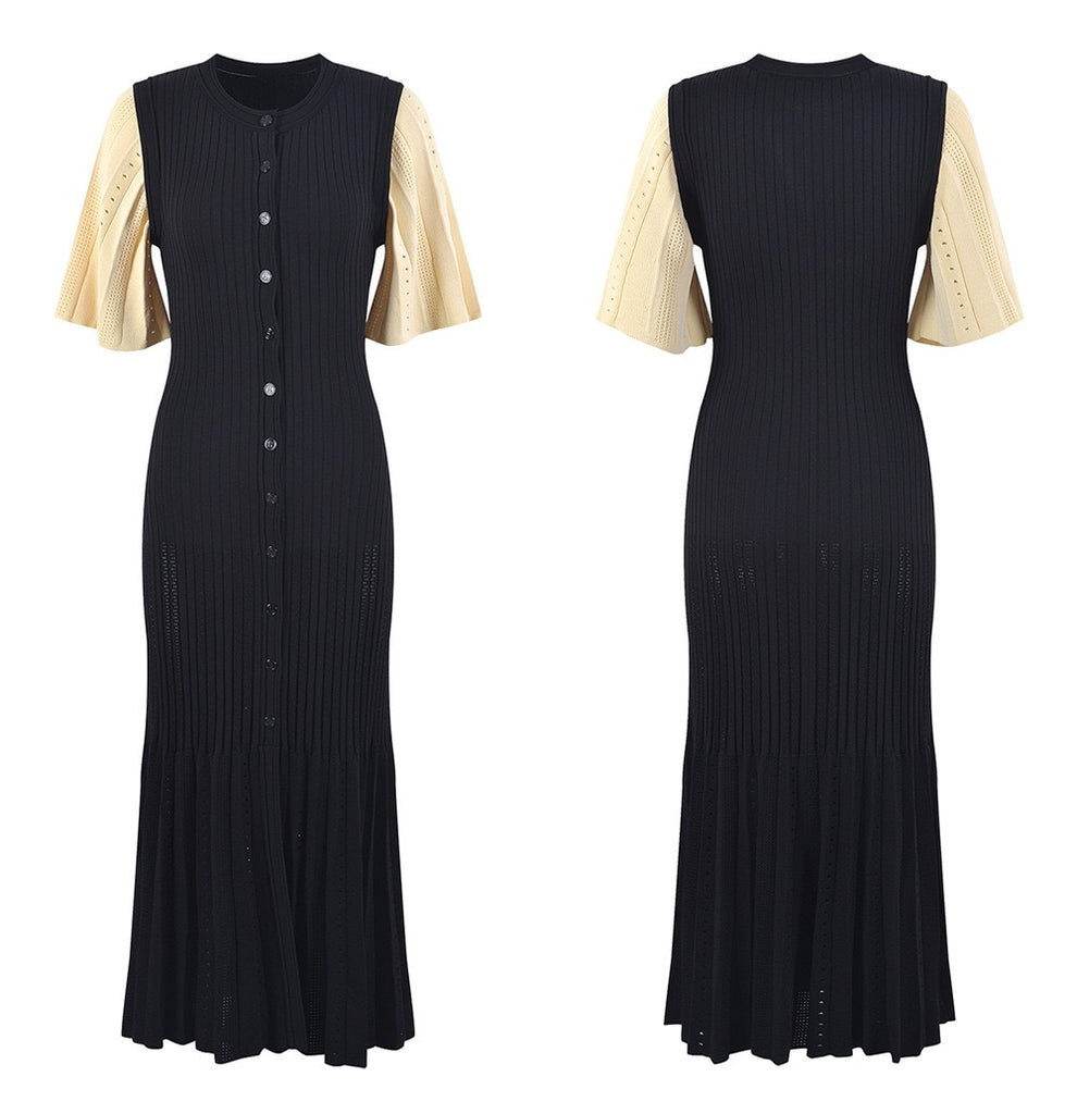 Sandro Lotus Dress Cream