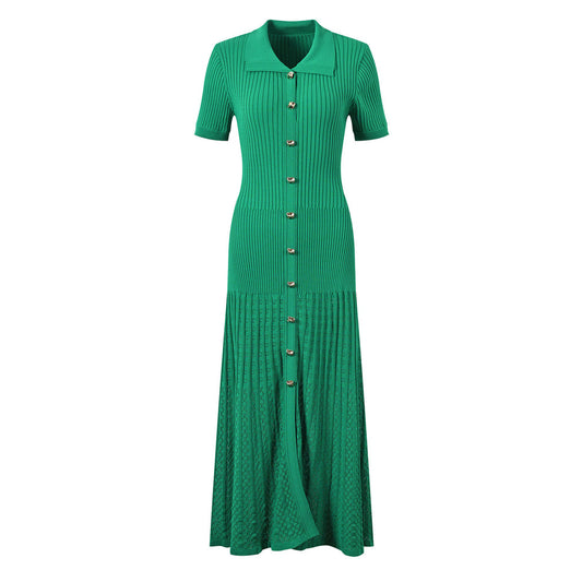 Sandro Lotus Dress Green